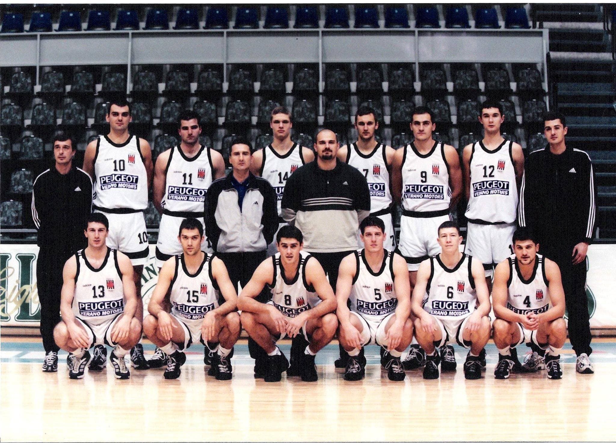 Ekipa KK Partizan iz sezone 1999/2000